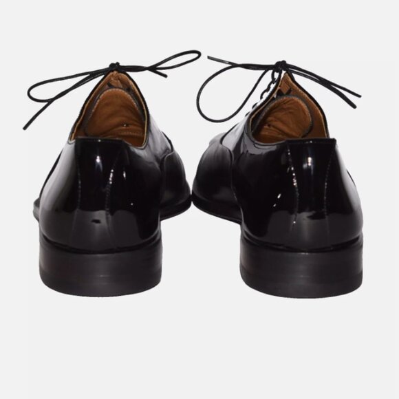 MAGNANNI Cesar Black Leather / Patent Leather Oxford Dress Shoes Size 10.5D main image 8